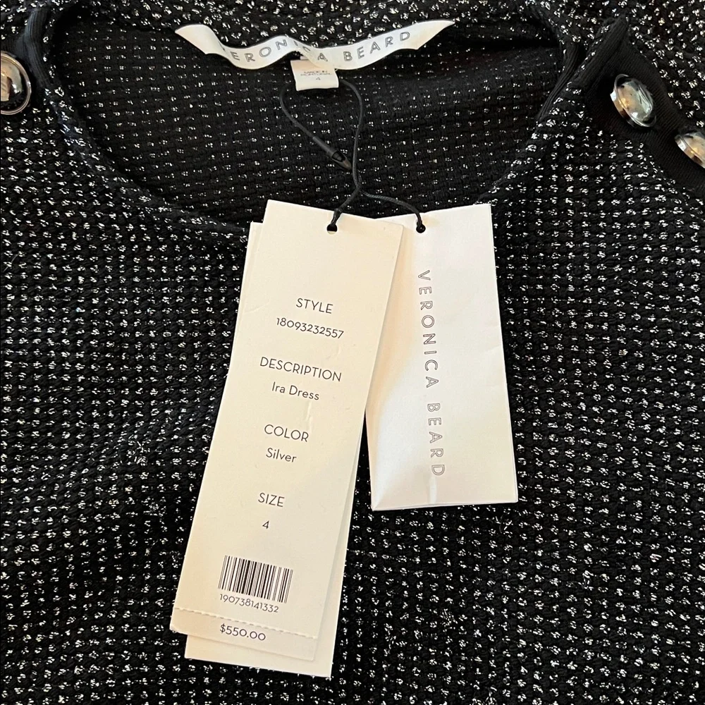 Veronica Beard | Ira Dress, Silver - Picture 7 of 7
